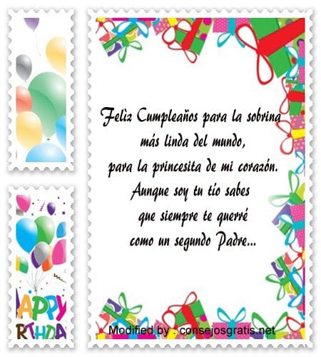 Las Mejores Frases Y Poemas De Cumpleaños Para Mi Sobrina 