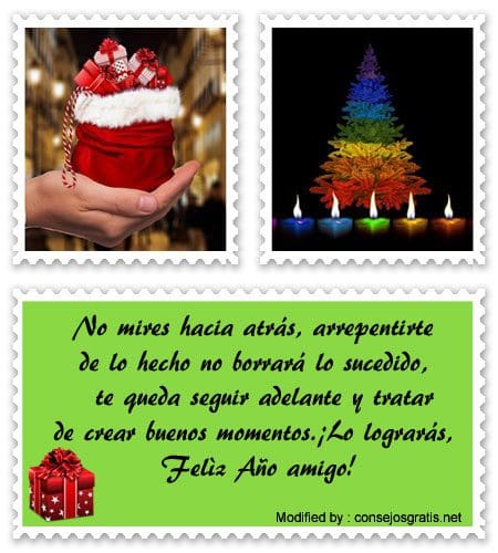 Felicidades les deseo Muy feliz año nuevo