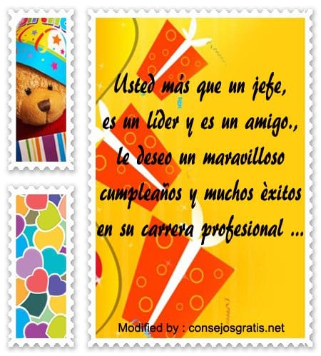 Felicidades De Cumpleaños Para Jefe