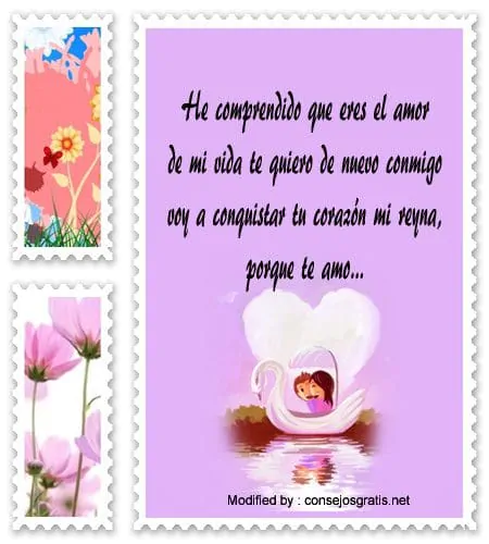 Bonitas frases para reconquistar el amor | Frases para recuperar a mi amor Bonitas frases para reconquistar el amor | Frases para recuperar a mi amor