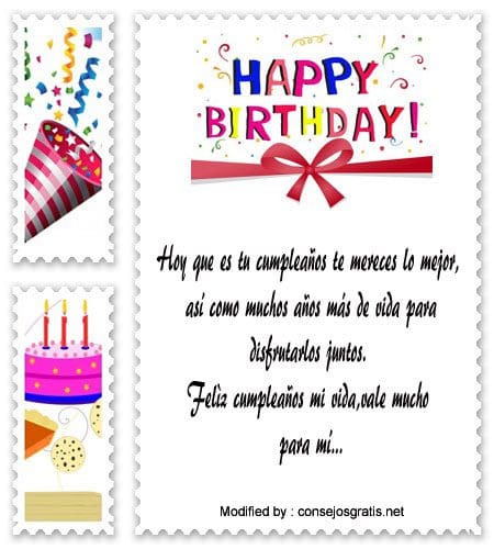 Lindas Cartas De Cumpleaños Para Mi Novio  Frases De 