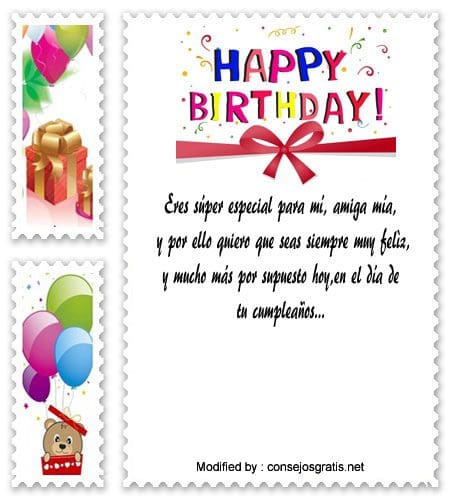 Mensajes y cartas de cumpleaños para mi mejor amiga con 