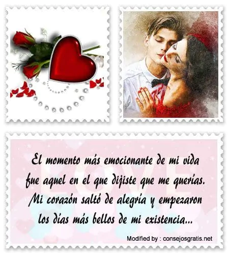 Mensajes de amor para mi novio | Frases románticas para celular Mensajes de amor para mi novio | Frases románticas para celular