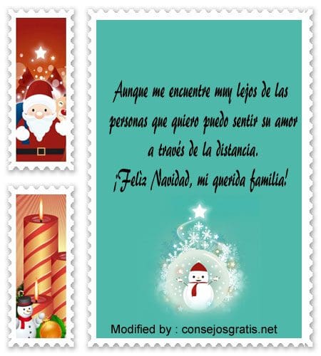 Mensajes de Navidad para la familia  Saludos De Navidad